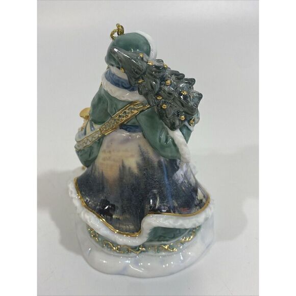 Bradford Thomas Kinkade Spirit Of The Holidays Bone China Christmas Ornament - Picture 4 of 8